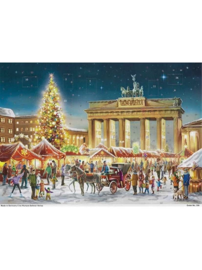 Χριστουγεννιάτικο ημερολόγιο Βερολίνο - Adventskalender Berlin Brandenburger Tor