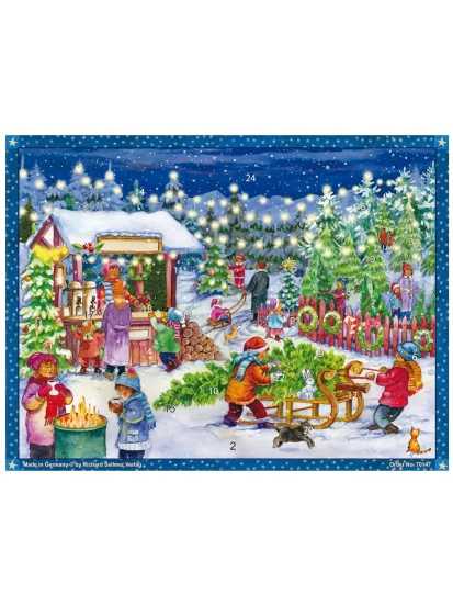 Χριστουγεννιάτικο ημερολόγιο - Adventskalender Weihnachtsbaumverkauf