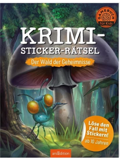 Krimi-Sticker-Rätsel - Der Wald der Geheimnisse