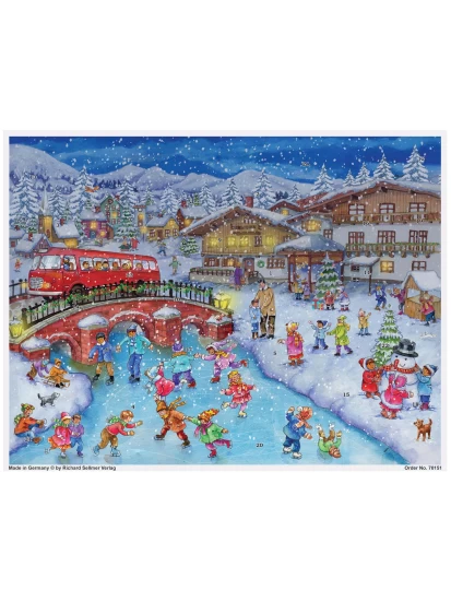 Χριστουγεννιάτικο ημερολόγιο - Adventskalender Spiel und Spass im Schnee