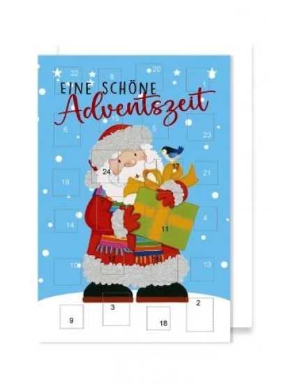 Χριστουγεννιάτικη κάρτα - Adventskalenderkarte Eine schöne Adventszeit