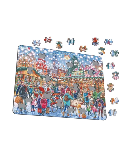 LARSEN Puzzle  Weihnachtsmarkt