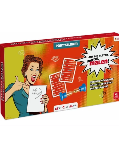 PARTYALARM-Auf die Plätze, fertig, malen!