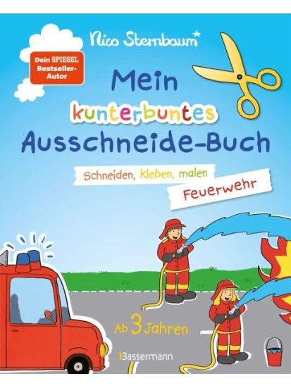 Mein kunterbuntes Ausschneidebuch - Feuerwehr