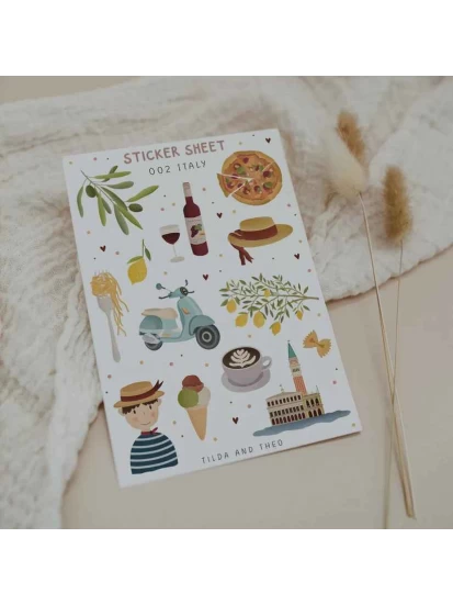 Sticker Sheet Italien
