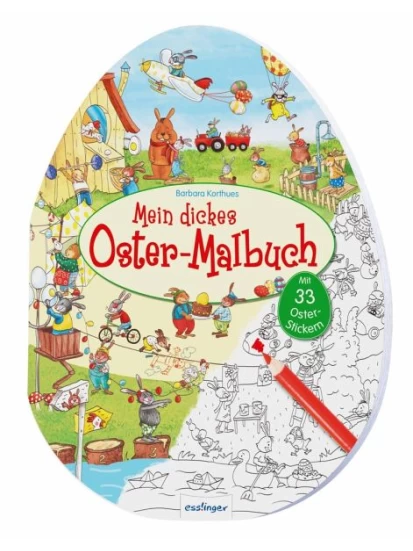 Mein dickes Oster-Malbuch
