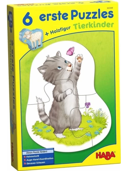 HABA τα πρώτα μου παζλ - 6 erste Puzzles - Tierkinder