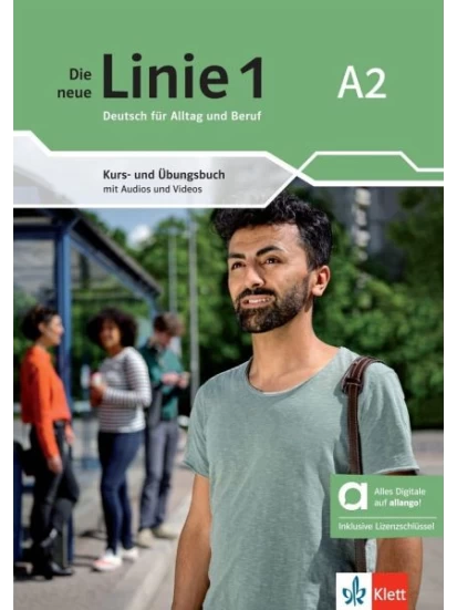 Die neue Linie 1 A2 Kurs- und Übungsbuch - Hybride Ausgabe allango