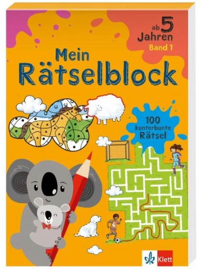 Klett Mein Rätselblock ab 5 Jahren Band 1