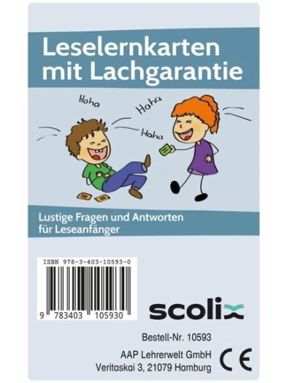 Leselernkarten mit Lachgarantie