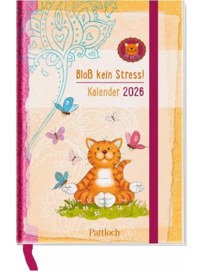 Taschenkalender 2026: Om-Katze: Bloß kein Stress!