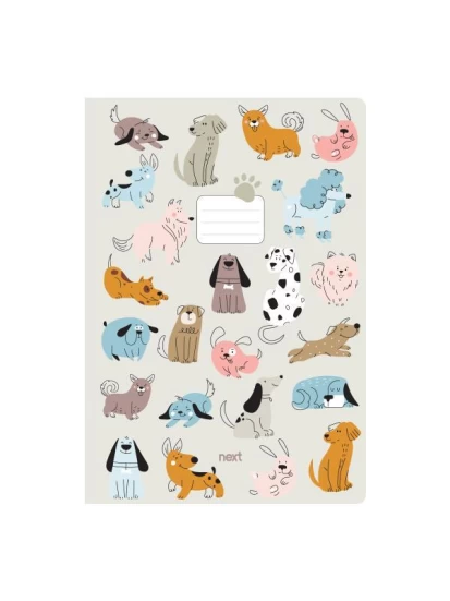 Next trends dogs τετράδιο καρφίτσα 17x25εκ. 40φ.