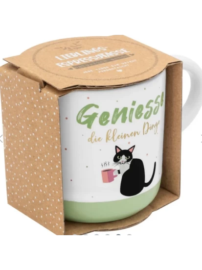Φλυτζάνι εσπρέσσο Espressotasse Geniesse die kleinen Dinge