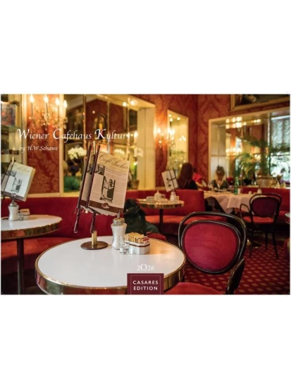 Wiener Caféhaus Kultur Kalender 2026 - Wandkalender | Fotokalender| Österreich Kalender | Alpenländer 24x35cm | Historische & Kulturelle Kaffeehaus Motive | . & Geschenkidee