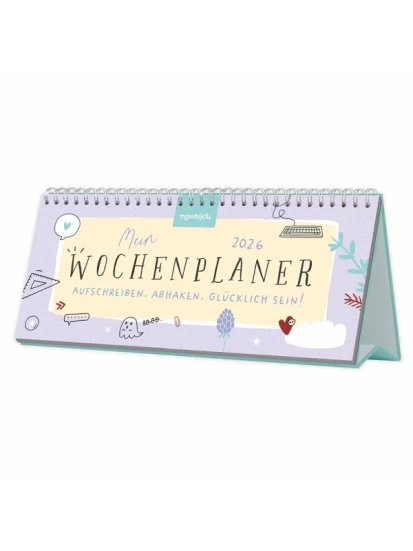 Mein Wochenplaner 2026 - Aufschreiben, abhaken, glücklich sein!