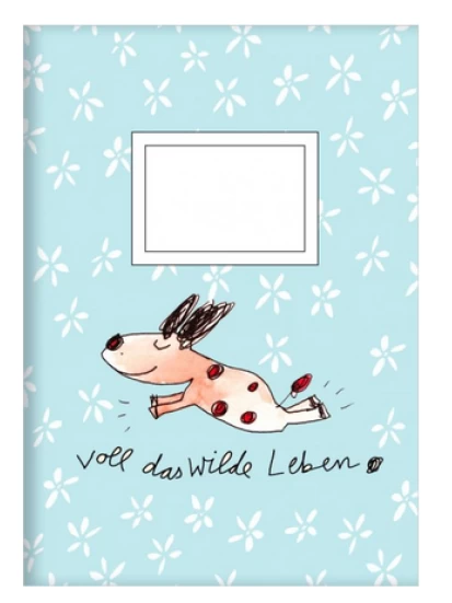 RANNENBERG Τετράδιο για σημειώσεις - Notizheft Kladden A5 Voll das wilde Leben
