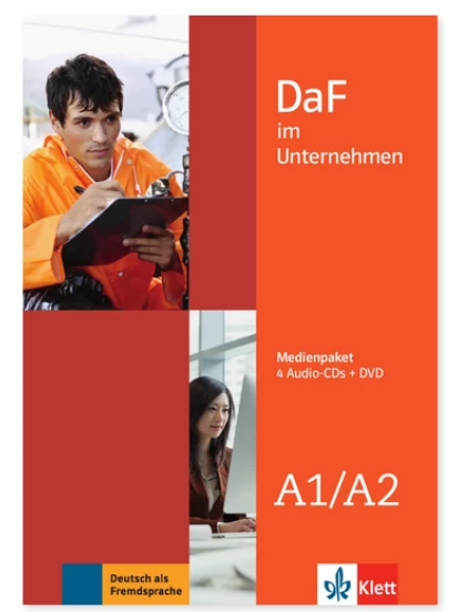 DaF im Unternehmen A1-A2 Medienpaket (4 Audio-CDs + DVD)
