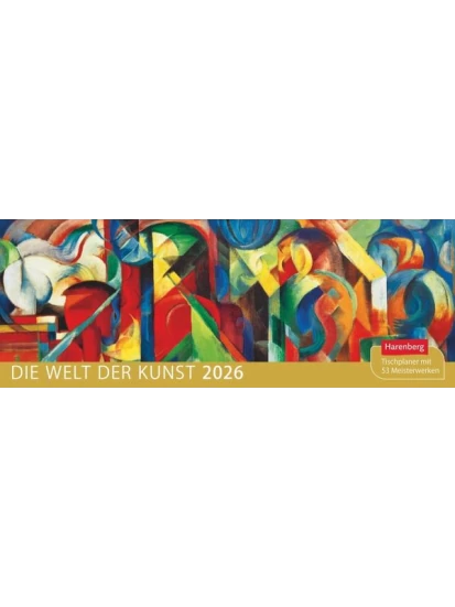 Die Welt der Kunst Premium-Tischplaner 2026 - Wochenkalender mit 53 Meisterwerken Επιτραπέζιο ημερολόγιο