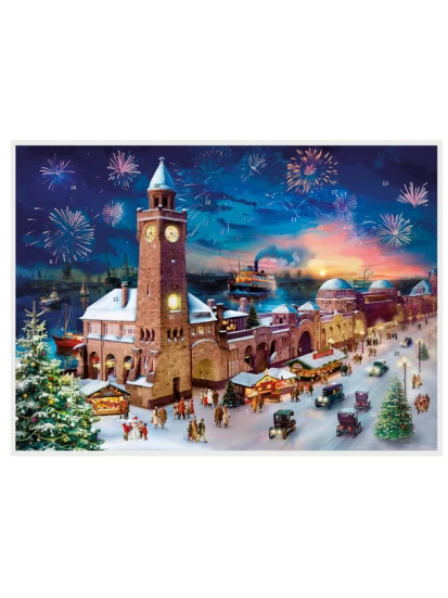 Χριστουγεννιάτικο ημερολόγιο Adventskalender Hamburg Landungsbrücken