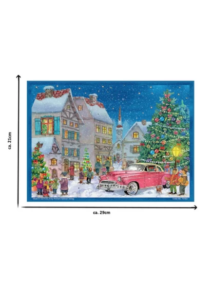 Χριστουγεννιάτικο ημερολόγιο Adventskalender Mit dem Oldtimer zum Fest