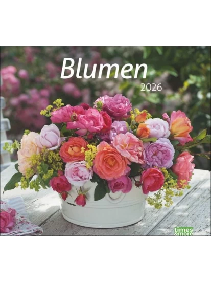 Blumen Bildkalender 2026