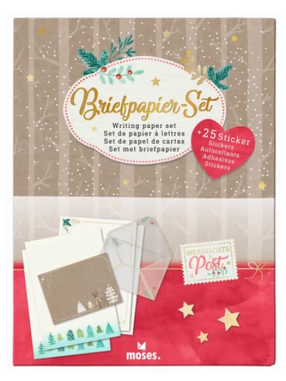 Σετ αλληλογραφίας Briefpapier-Set Winterwunder