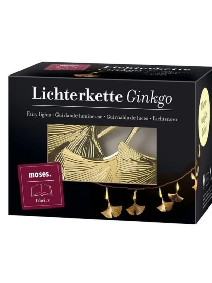 Χριστουγεννιάτικη γιρλάντα Moses. libri_x Lichterkette Ginkgo 