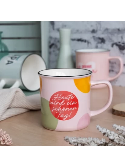 Κούπα από πορσελάνη, XL-Lieblingsbecher Schöner Tag