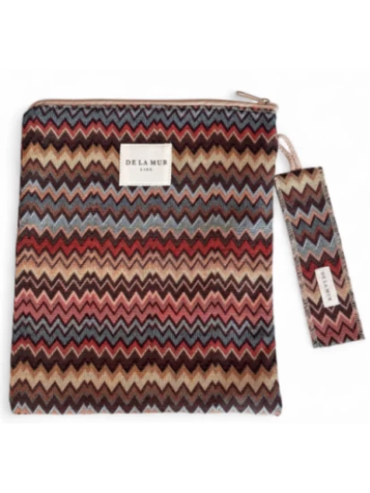 Υφασμάτινη θήκη βιβλίου Monte-Buchhülle + Lesezeichen-Geschenk