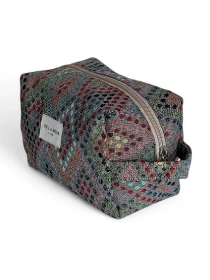 Νεσεσέρ DE LA MUR Mittlerer zimtfarbener Kulturbeutel NEC2CANELA