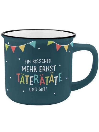 Tasse ein bisschen mehr ernst