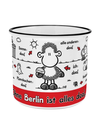 sheepworld Tasse Ohne Berlin ist alles doof