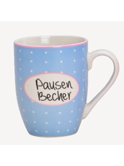 Becher Pausenbecher Blau