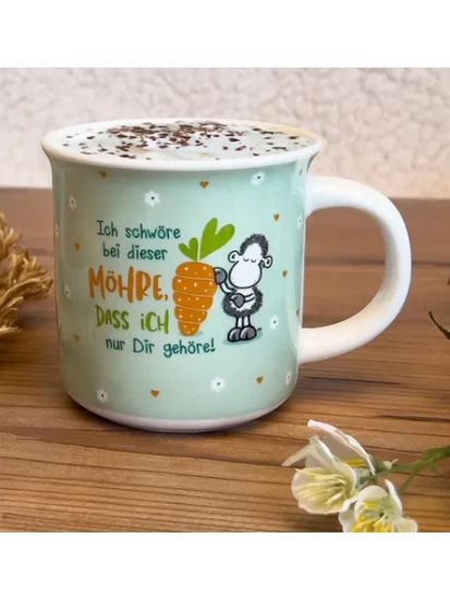 Ostertasse Ich schwöre bei dieser Möhre, dass ich nur Dir gehöre!