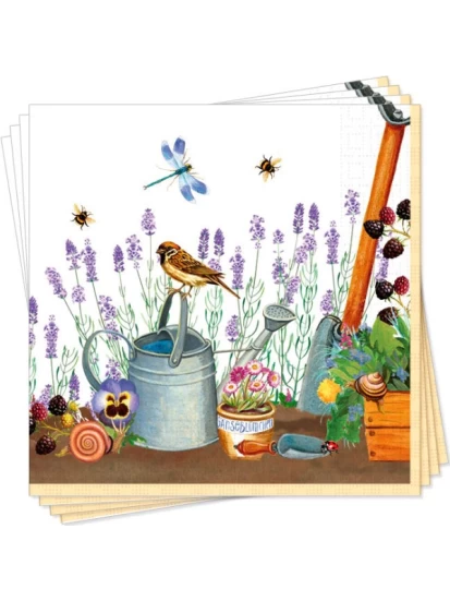 Servietten Gartenwelt