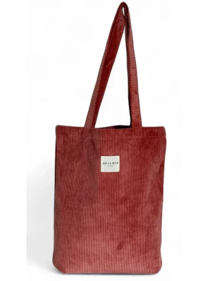 DE LA MUR tote bag Small Bag Coral 36 x 39 cm