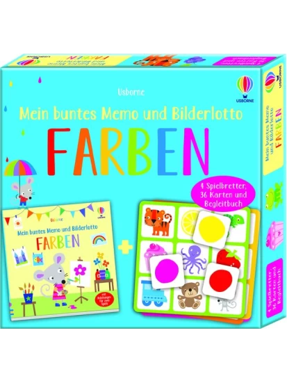 Mein buntes Memo und Bilderlotto: Farben