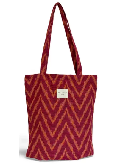 DE LA MUR Medium Zippered Bag Fuego 