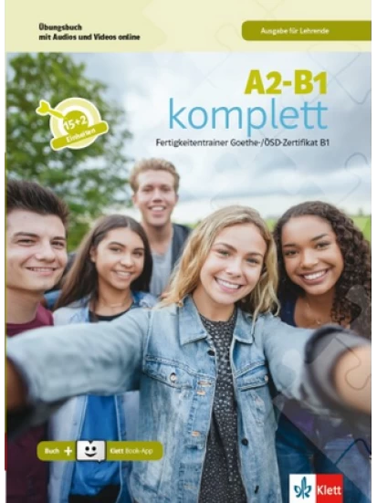 A2-B1 komplett, Übungs- und Testbuch-Ausgabe für Lehrende mit Audios/Videos + Klett Book-App 