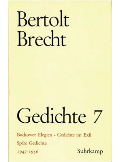 Gedichte Bd.7 1947-1956
