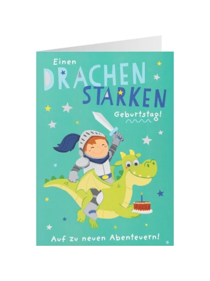 Happy Birthday für Kids Einen Drachenstarken Geburtstag!