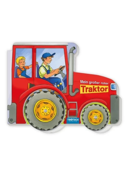 Trötsch Pappenbuch Räderbuch Mein großer roter Traktor