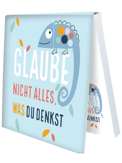 Klebezettel Chamäleon