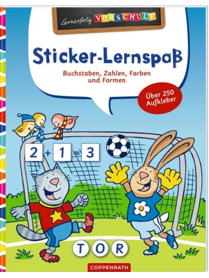 Sticker-Lernspaß (Fußball) 