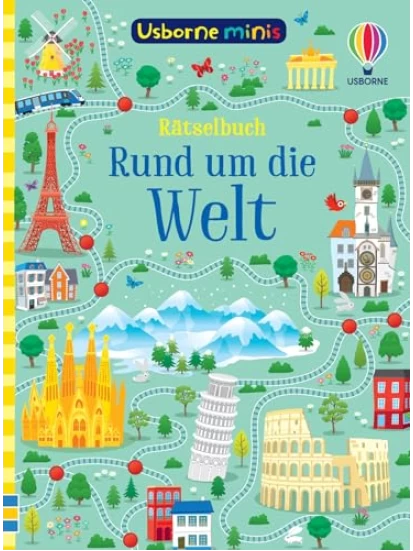  Usborne Minis: Rätselbuch - Rund um die Welt