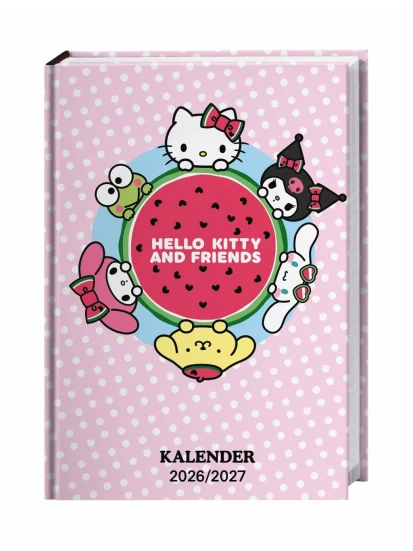Hello Kitty 17-Monats-Kalenderbuch A5 2027