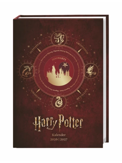 Harry Potter 17-Monats-Kalenderbuch A5 2026-2027