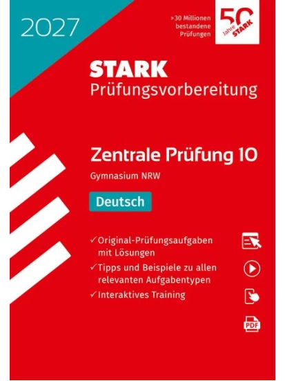 STARK Deutsch 10. Klasse - Zentrale Prüfung (ZP10) Gymnasium 2027 NRW - Prüfungsvorbereitung