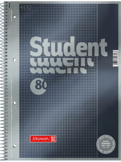 Brunnen Collegeblock A4 Lin.26 90g Premium kariert
