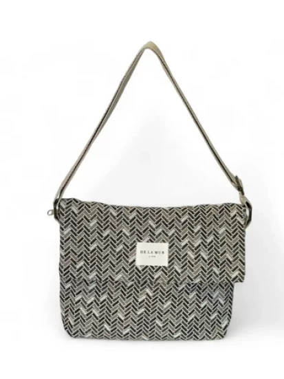 Υφασμάτινη μεσαία τσάντα  DE LA MUR Mittelgroße Handtasche BAG10BURE
